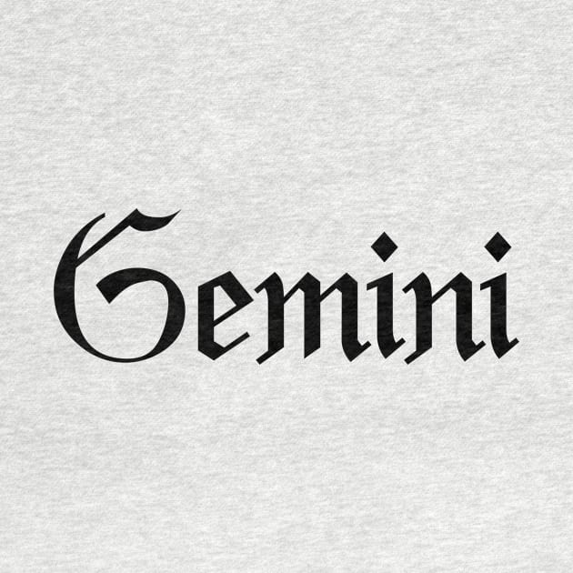 Gemini zodiac sign by ElisDesigns